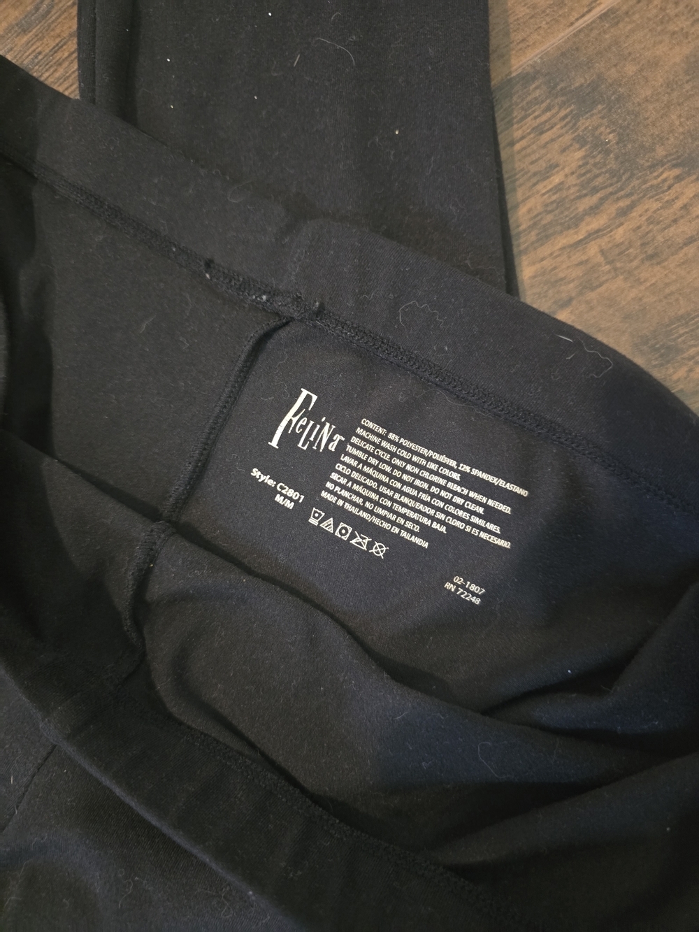 Felina | Black Leggings Medium - Picture 2 of 2